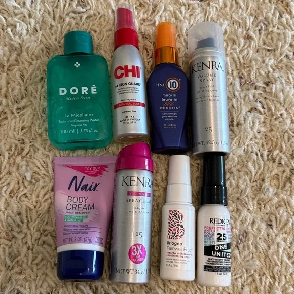 Assorted 94 Piece Beauty Sample Lot - Hair, Makeup, and Skincare - Picture 2 of 12